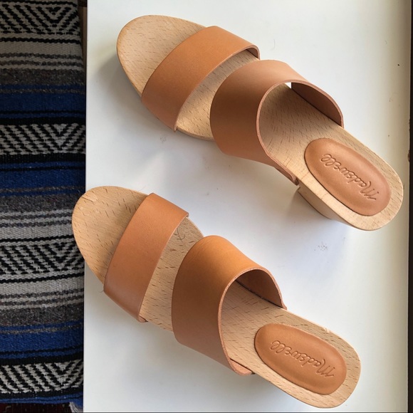 Madewell Shoes - Madewell clara clog size 8 brown